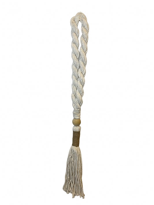 Tassel braid white