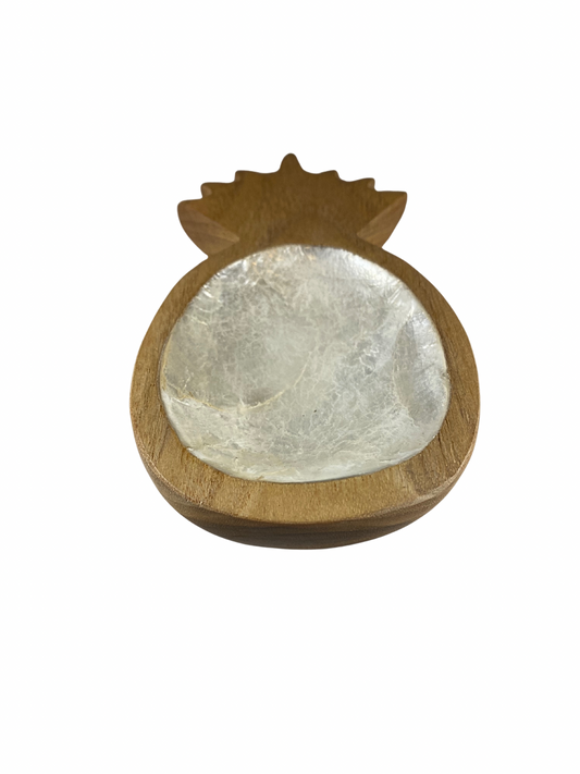 Wooden bowl shell small