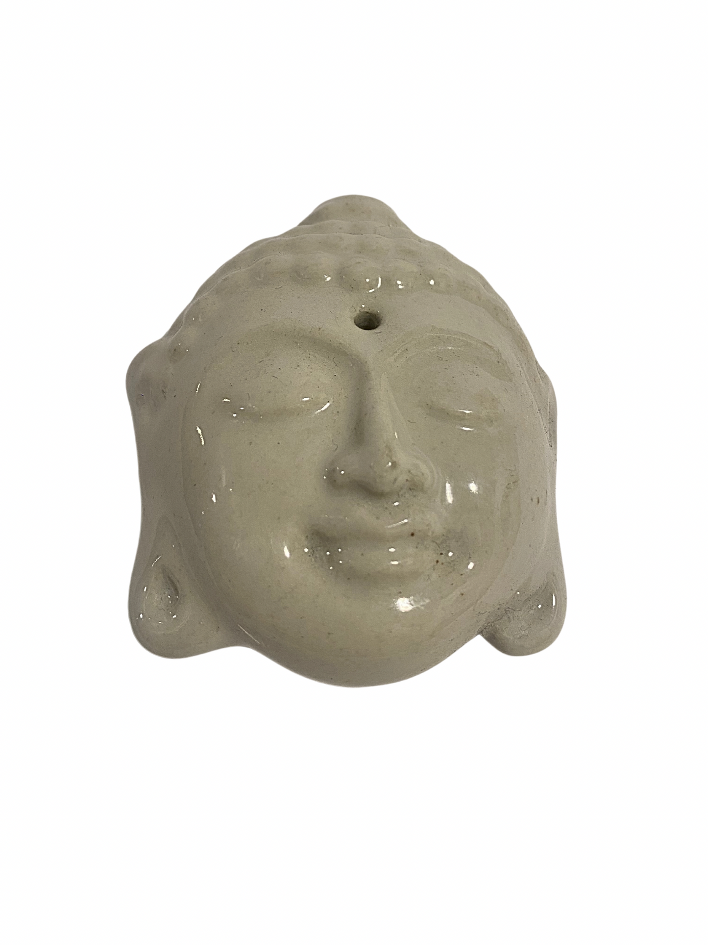 Budha incense ceramic white