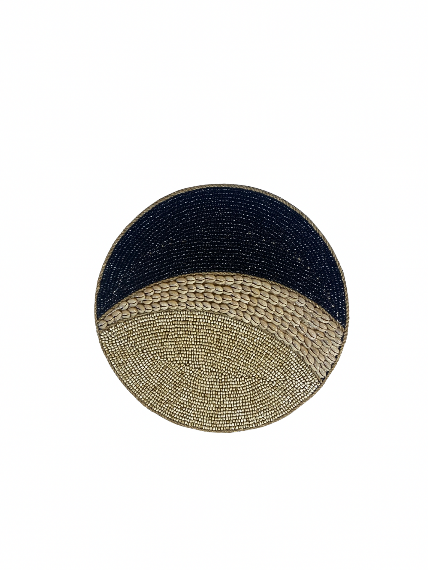 Wall decor bead shell black and natural colour size S,M L