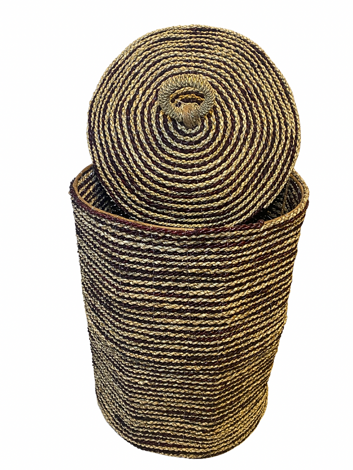 Banana leaf basket with lid - 50cm