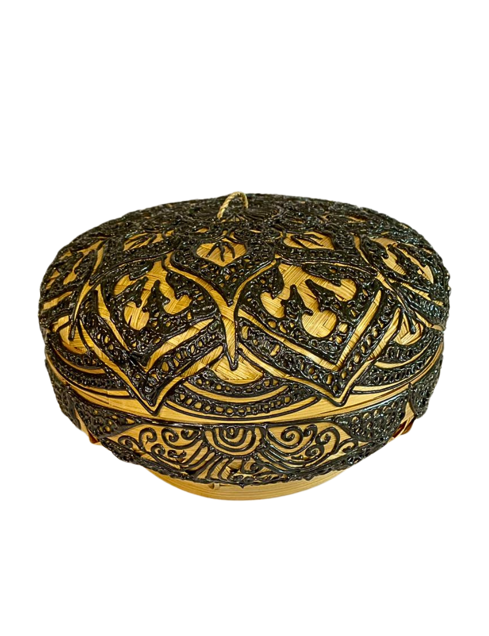 Set bamboo bowl black