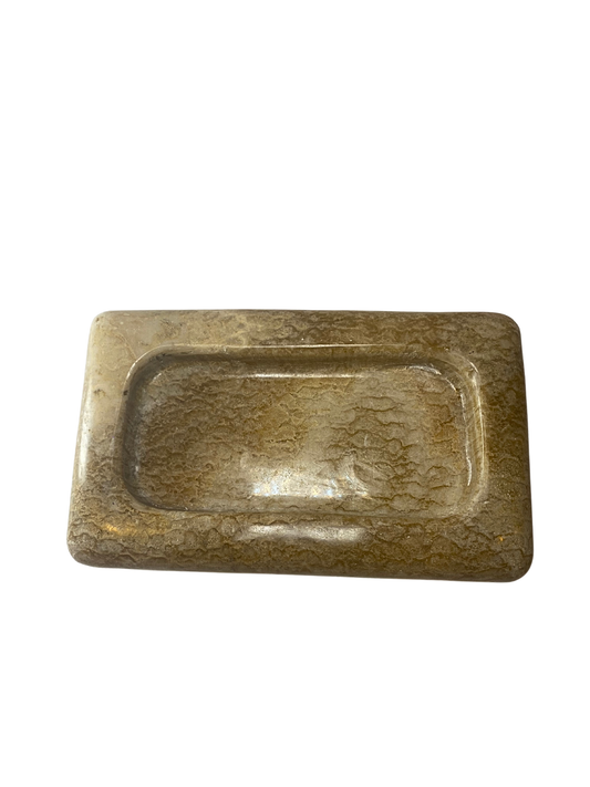Plate marble rectangular