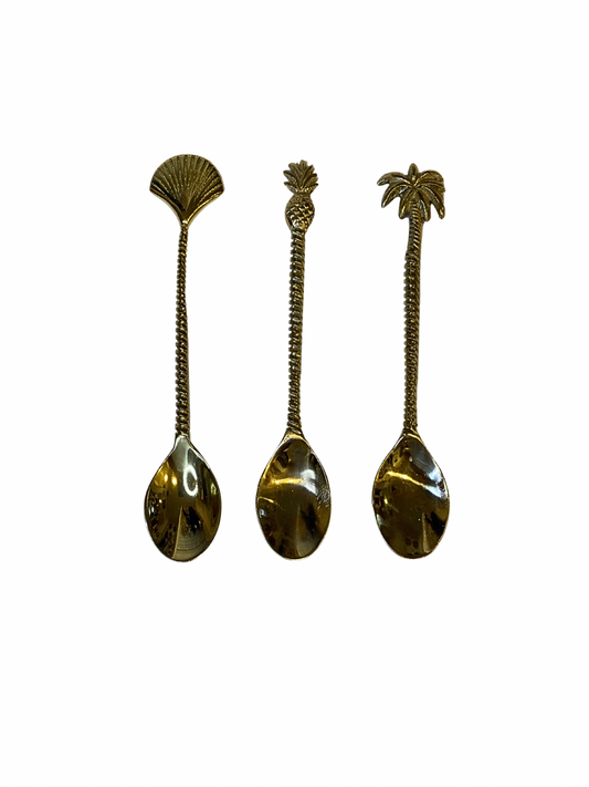 Brass deco spoon size S