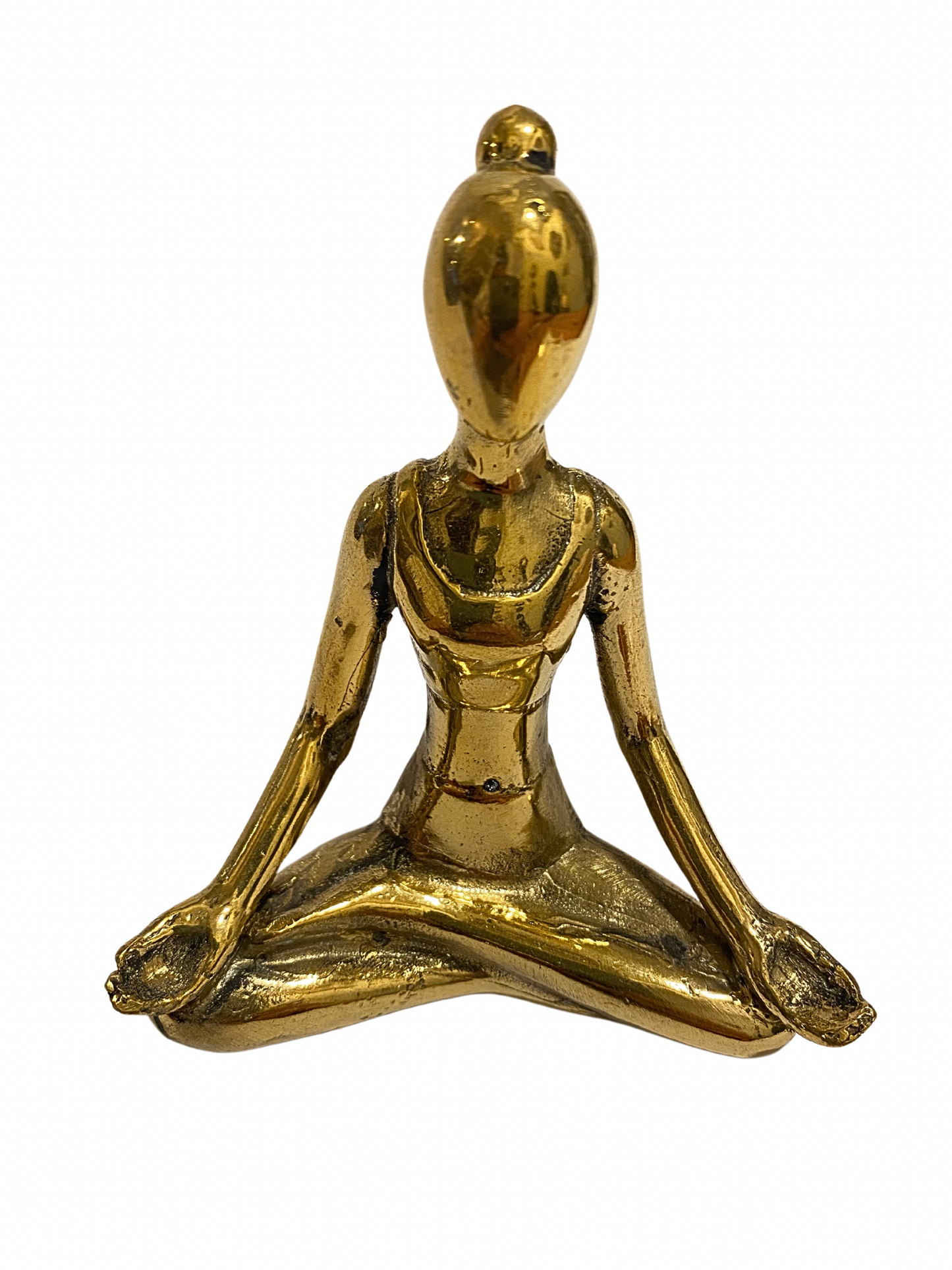 Brass deco yoga meditation