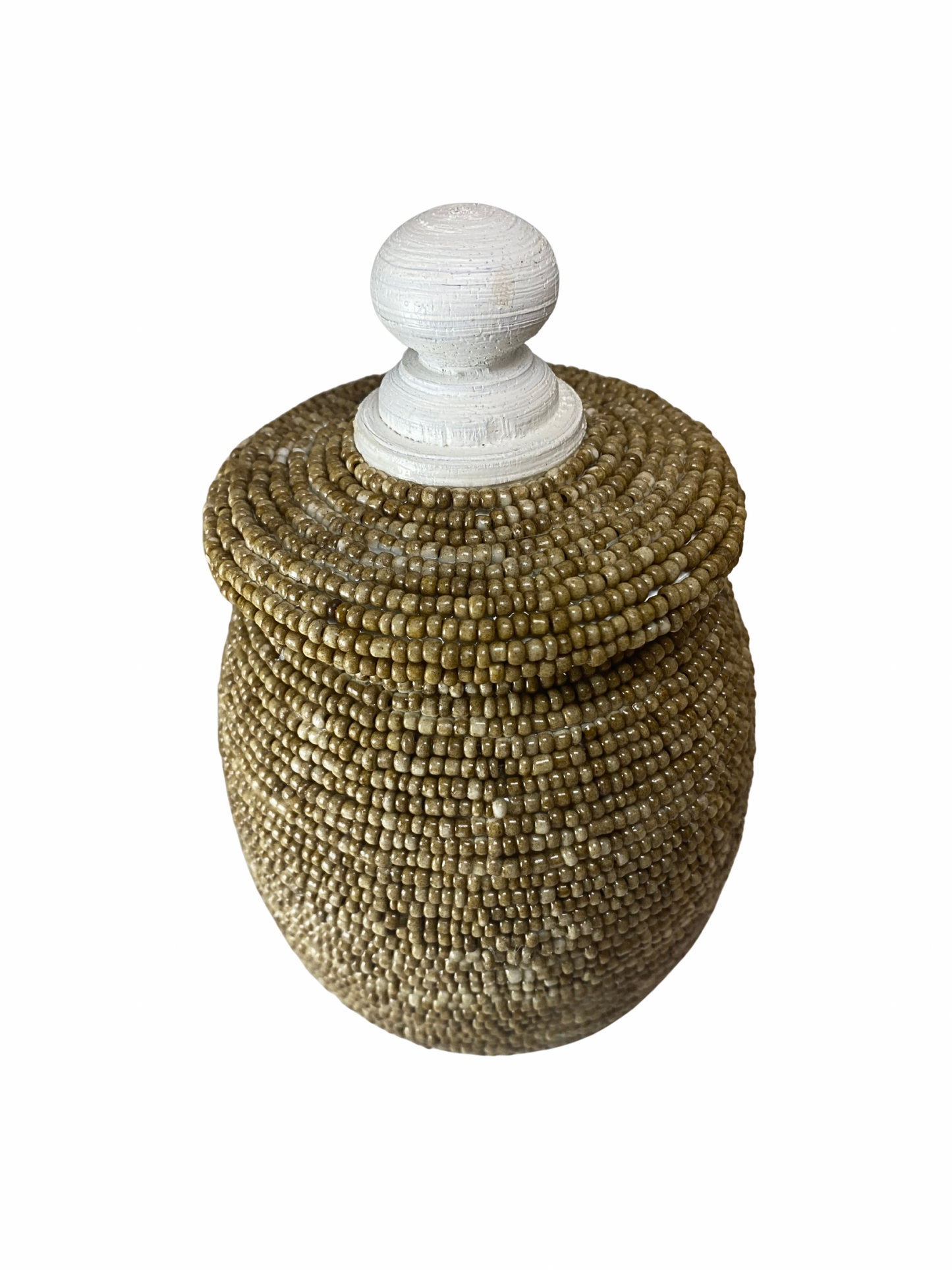 Jar beads brown size M