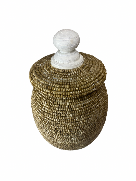 Jar beads brown size M
