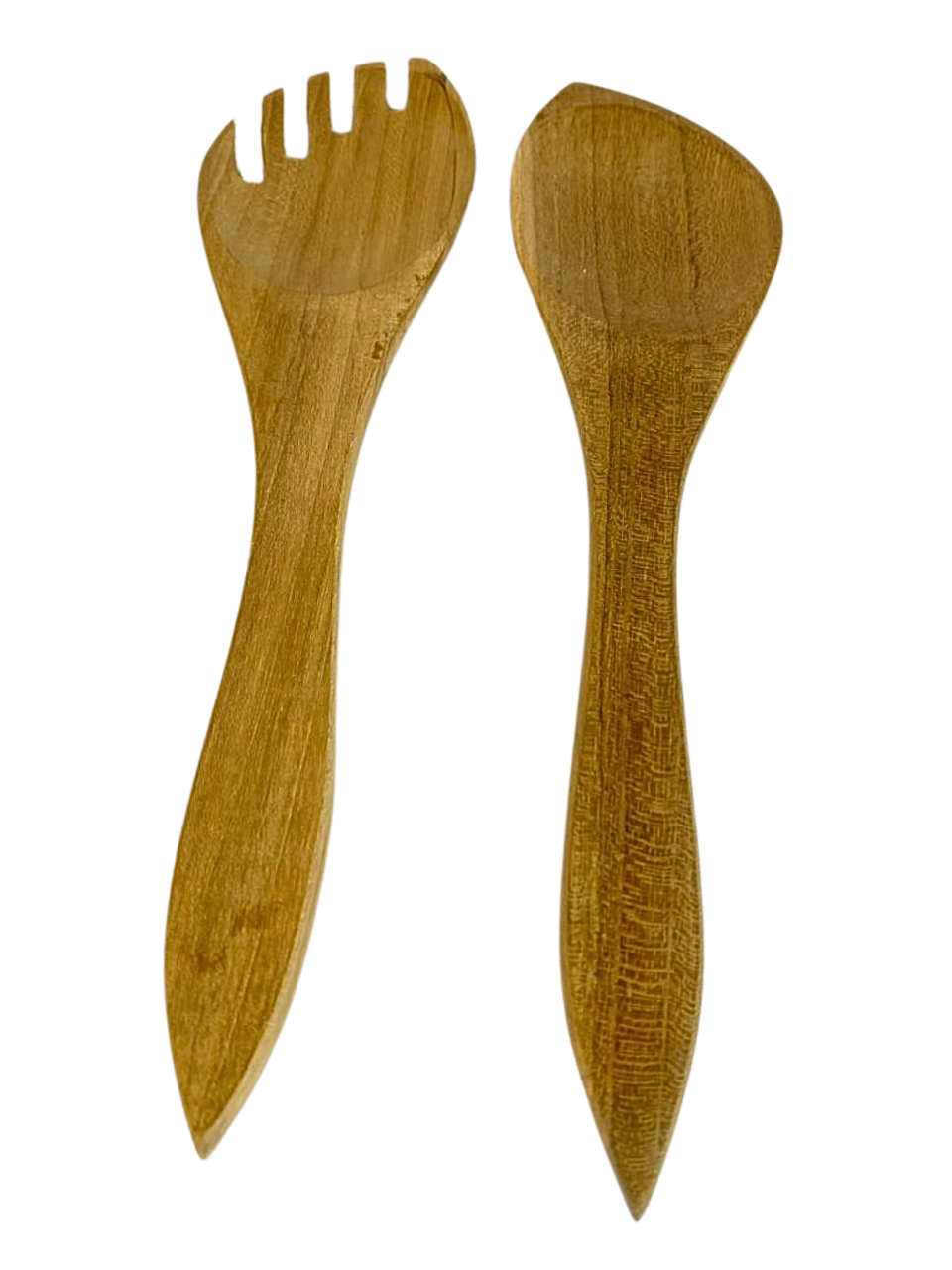 Natural Wooden Spoon & Fork Set