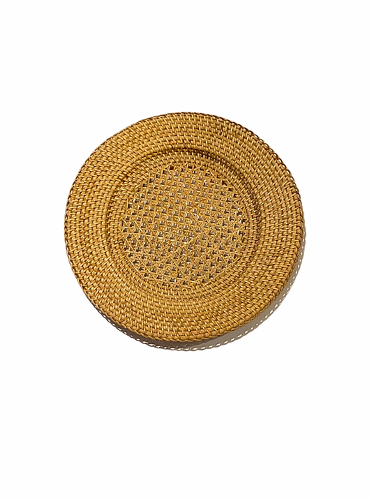 Rattan round placemate