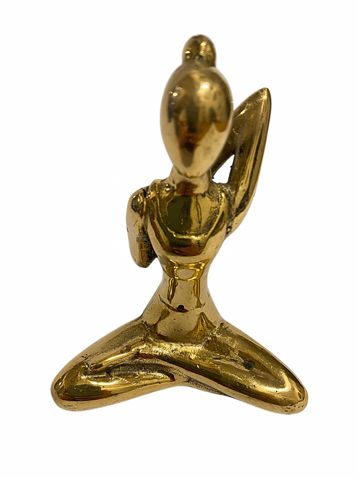 Brass deco yoga meditation