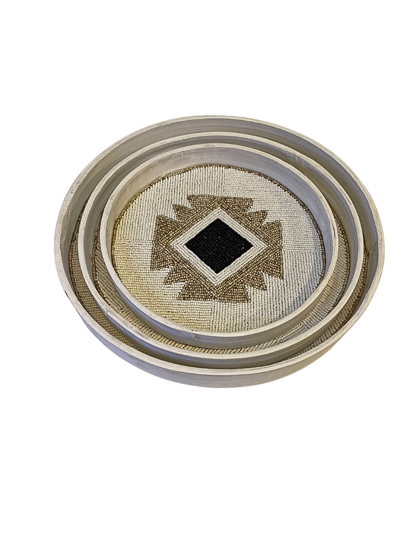 Set bamboo tray beads