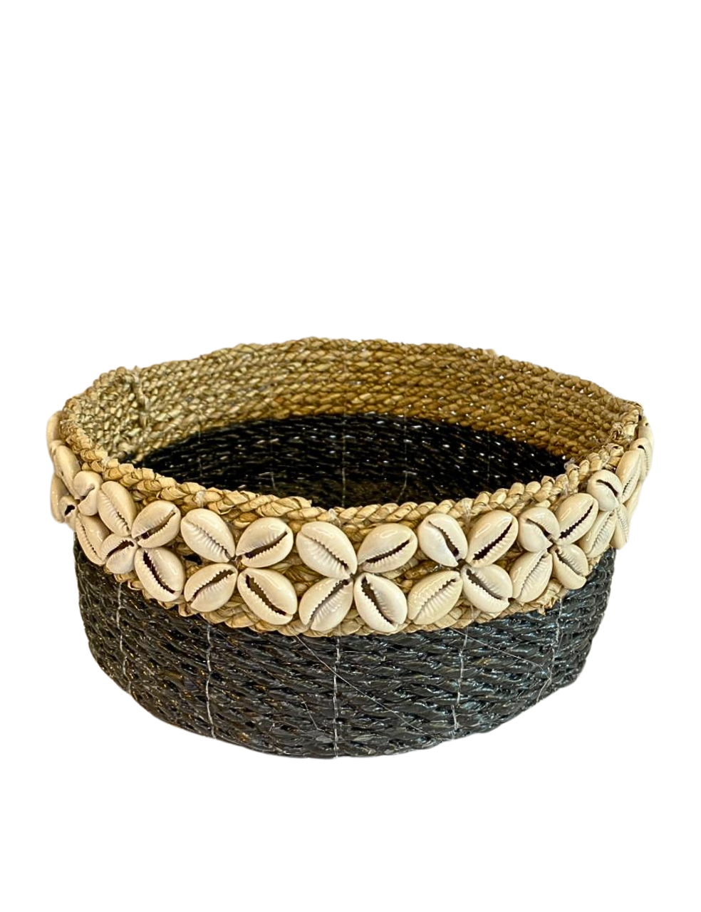 Shell basket rattan
