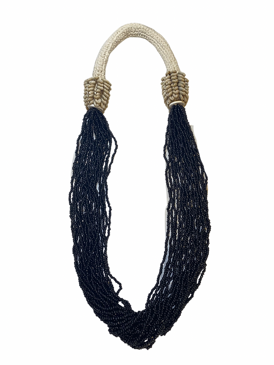 Necklace beads black