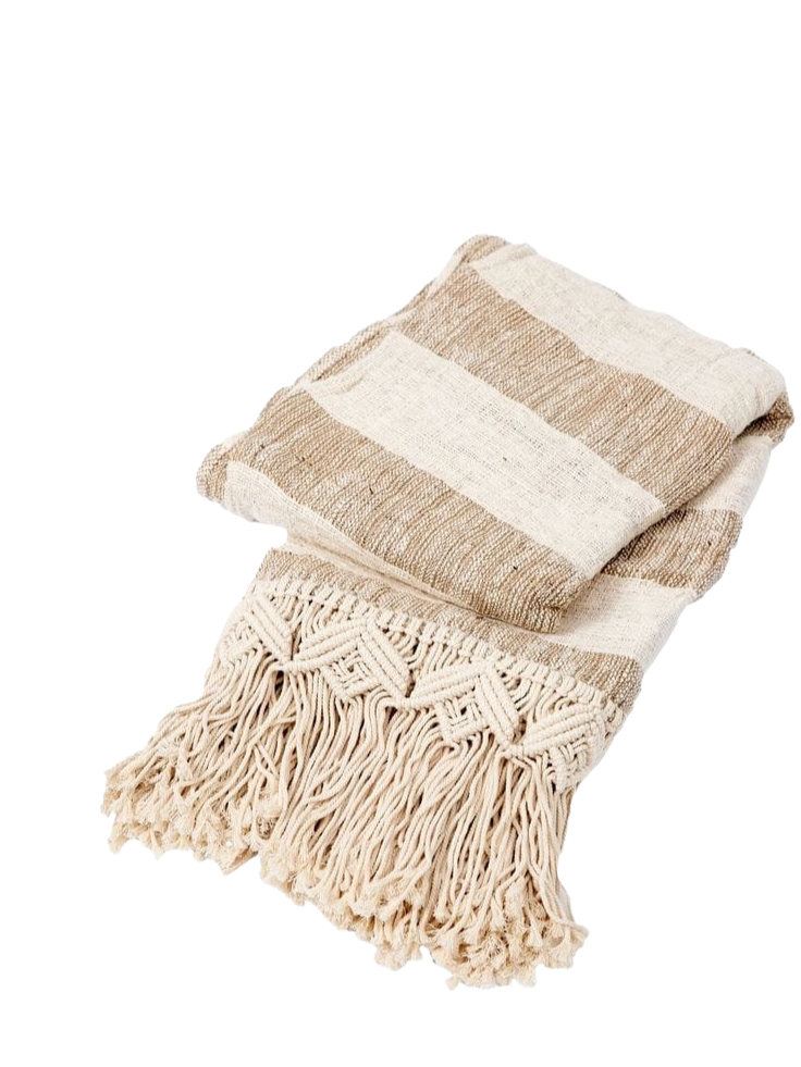 Bed runner handwoven
