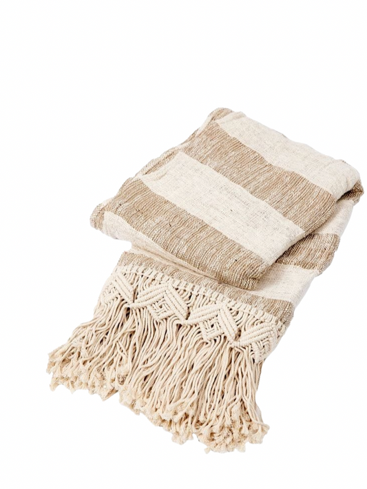 Bed runner handwoven