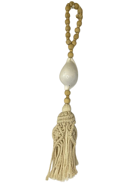 Tiger shell tassel