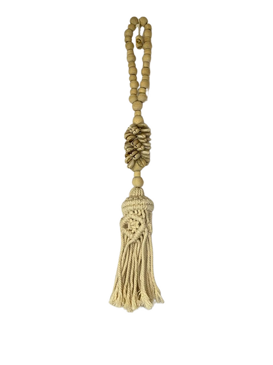 Tiger shell tassel