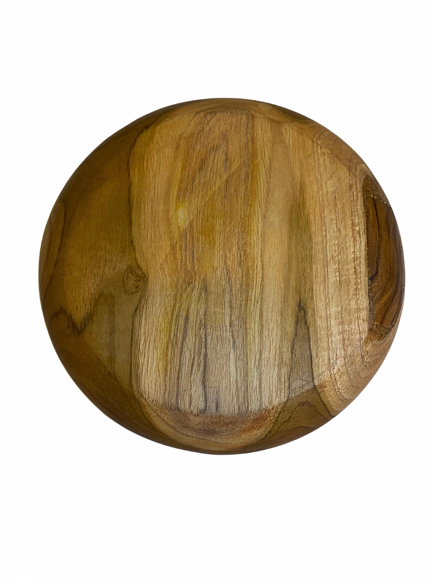 Plate shell wood round size S - 20cm