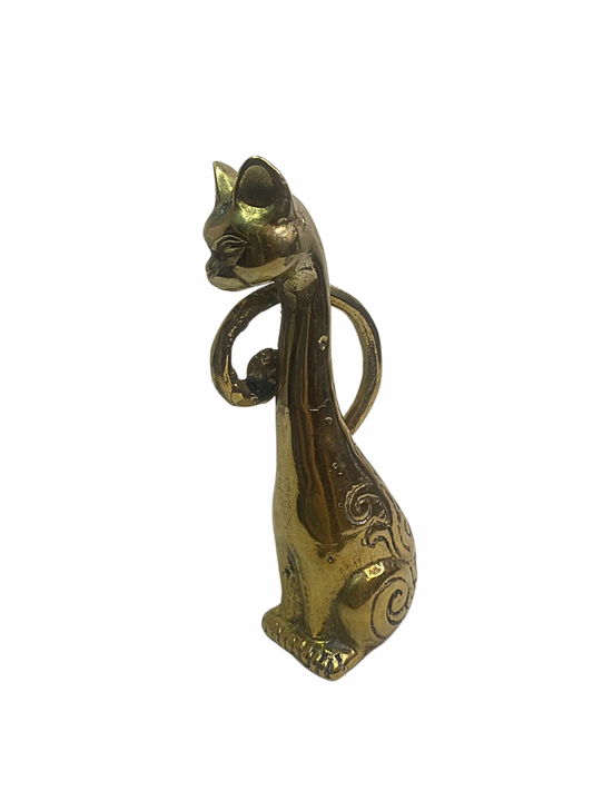 Brass Decor Cat
